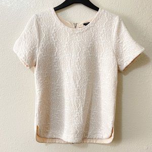 Pre-loved! J. Crew Full Zip Short Sleeve Top!